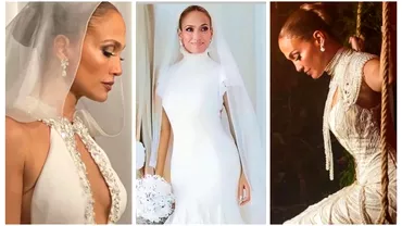 Cat au costat rochiile purtate de Jennifer Lopez la nunta cu Ben Affleck Sunt create de un designer renumit