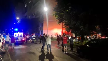 Incendiu la subsolul unui bloc din Sibiu In jur de 70 de persoane au trebuit sasi paraseasca locuintele