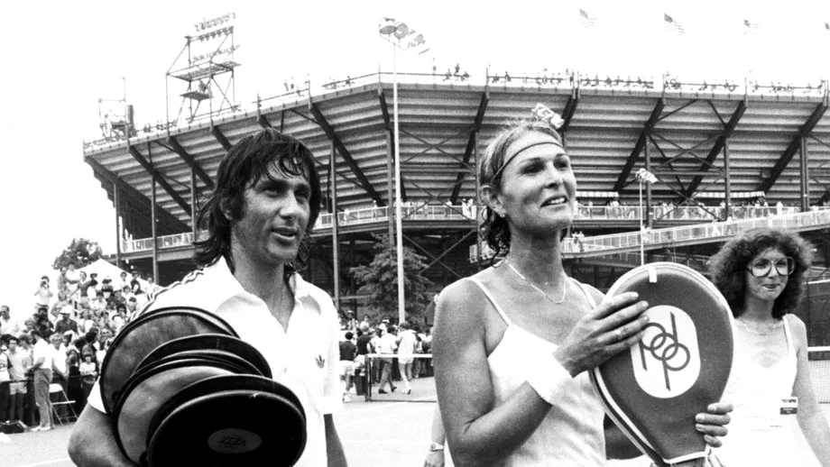 Ilie Nastase a facut echipa cu Renee Richards primul transgender din tenisul mondial Semifinalisti la US Open in 1979