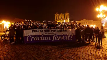 Gestul de milioane al suporterilor Politehnicii Timisoara Au plecat la colindat pentru micutii fotbalisti implicati in teribilul accident de la Petrosani Video