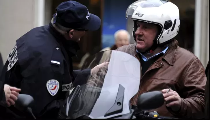 Gerard Depardieu, oprit în trafic de polițiștii din Paris