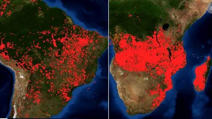 Incendii in Africa