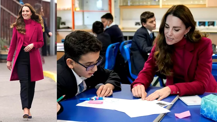 Kate Middleton, în vizită la o școală din Londra