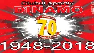 Dinamo implineste 70 de ani Este cel mai titrat club sportiv din Romania