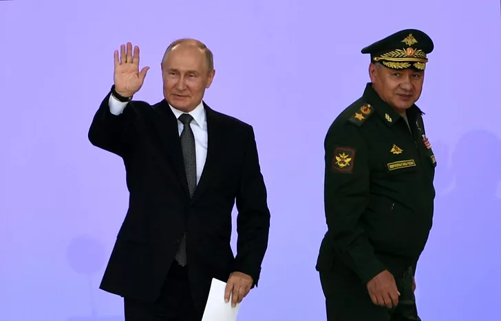 Vladimir Putin Serghei Șoigu