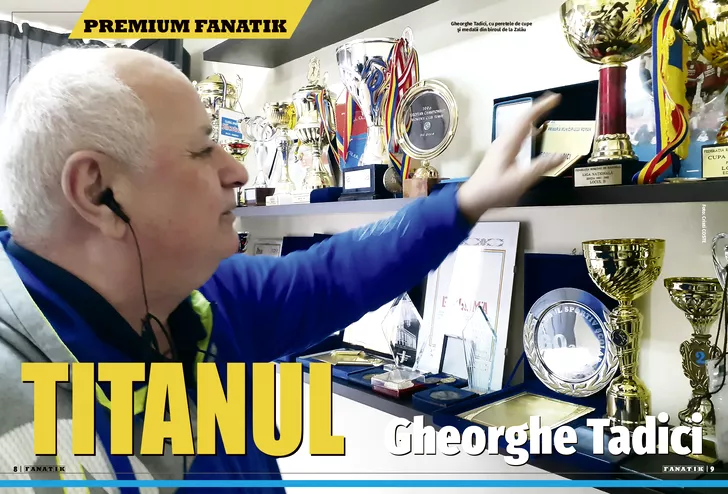 Gheorghe Tadici ăn revista Fanatik din martie