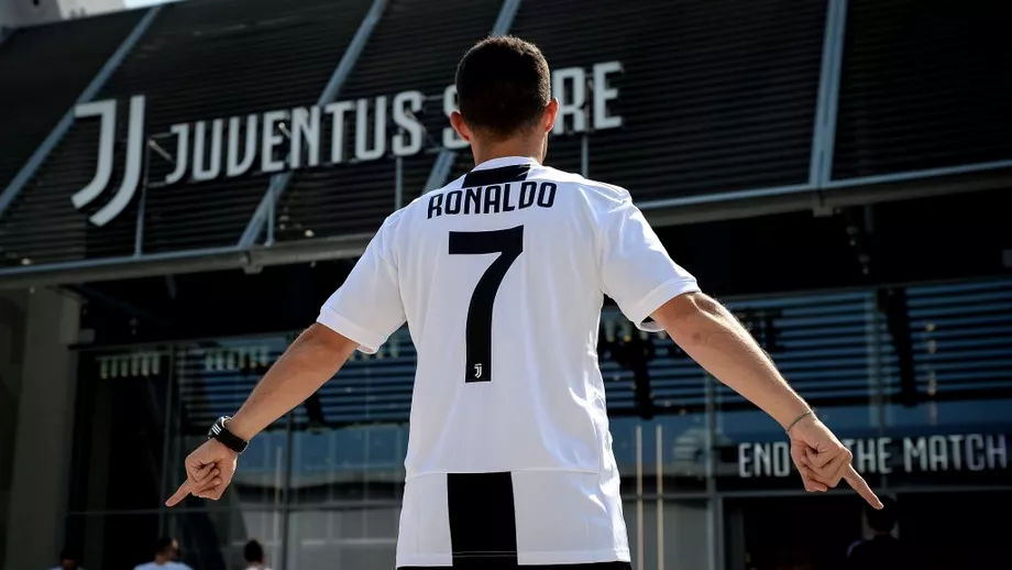 Juventus a vandut cate doua tricouri pe minut de la transferul lui Ronaldo A incasat o suma fabuloasa