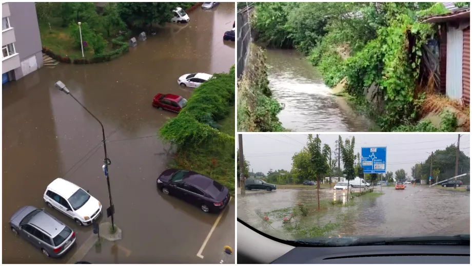 Video Furtuna puternica a facut ravagii in Olt Strazi si gospodarii inundate Sa emis mesaj RoAlert