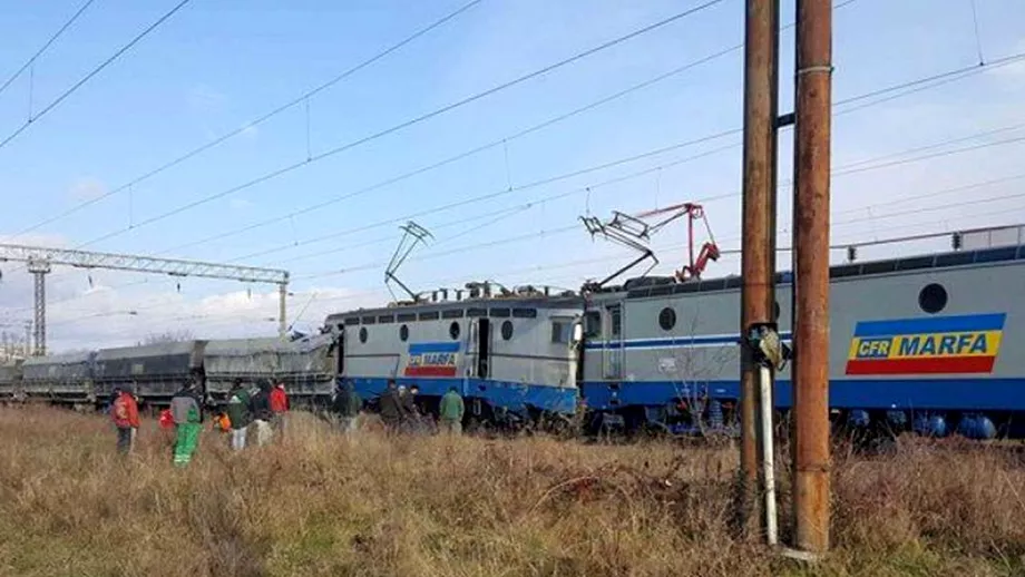 Accident feroviar grav langa Targu Jiu E dezastru asa ceva nu am vazut