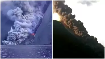 Video Alerta de miscari seismice in Italia dupa eruptia vulcanului Stromboli Imagini spectaculoase