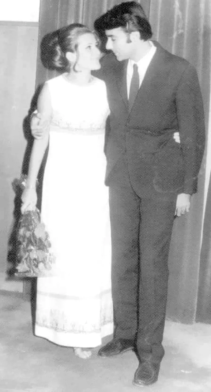 Stela Enache alături de soțul ei, Florin Bogardo. Sursă foto: Arhivă personală