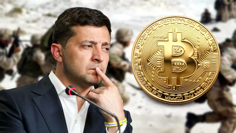 Volodimir Zelenski legalizeaza monedele virtuale in Ucraina Tara a primit donatii de peste 100 de milioane de dolari in crypto de la debutul razboiului