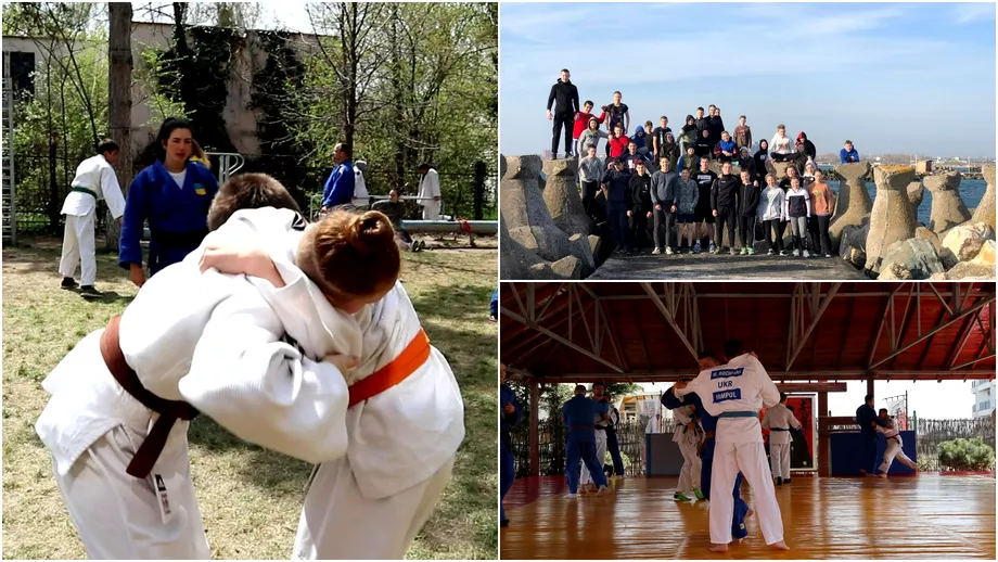 Reportaj emotionant la malul Marii Negre Romanii au salvat 300 de copii refugiati viitorul judoului ucrainean Se auzeau exploziile am fost in ultimul tren care a plecat din Kramatorsk Video