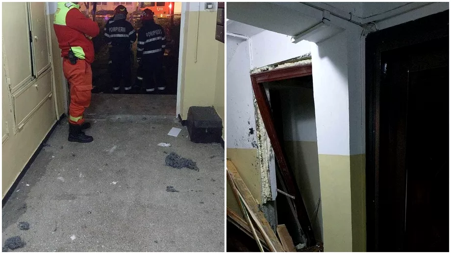 Explozie puternica la un bloc din Pitesti Mai multe apartamente au fost distruse
