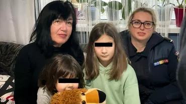 O angajata a ISU Suceava a primit in casa sa fetitele unor parinti pompieri din Ucraina La despartire au plans incontinuu