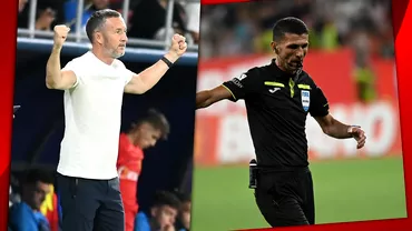 Balaj reactie nervoasa dupa FCSB  CFR Cluj 10 Au tabarat pe arbitru la pauza