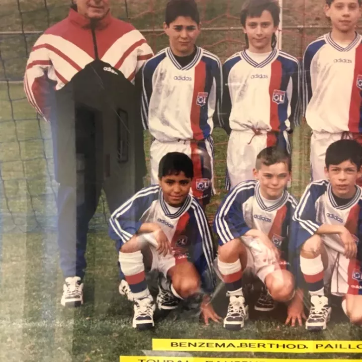 Karim Benzema, la echipa de juniori a lui Lyon
