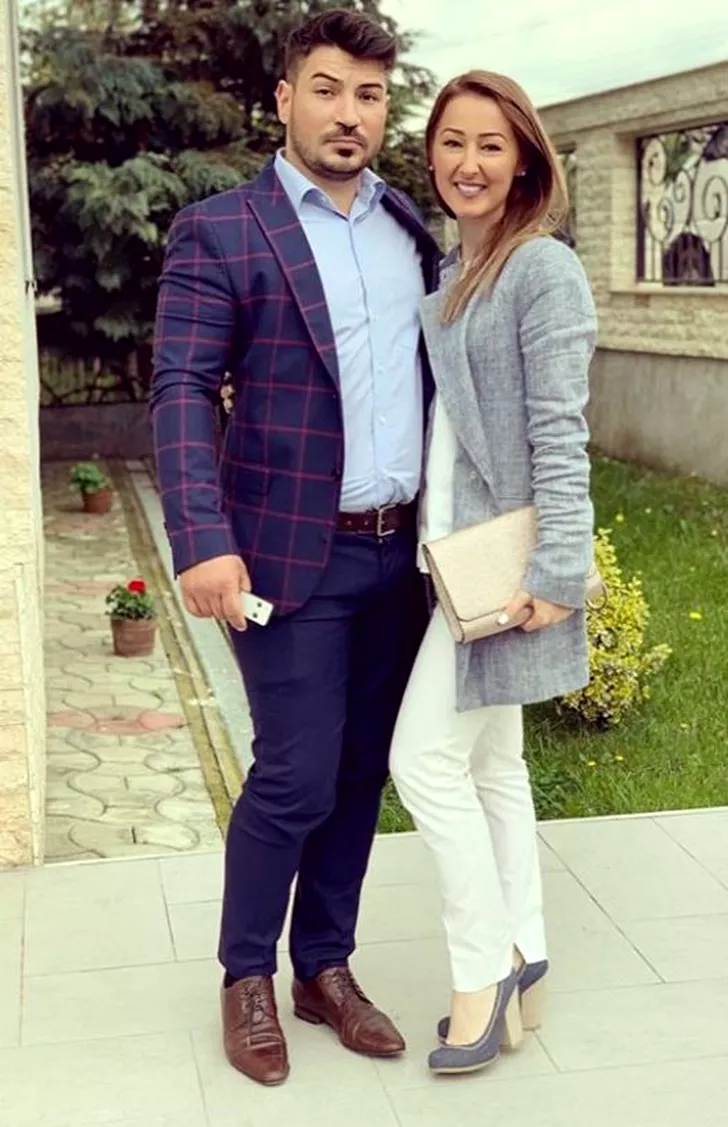 Bogdan Lupău, alături de soția lui, Simina