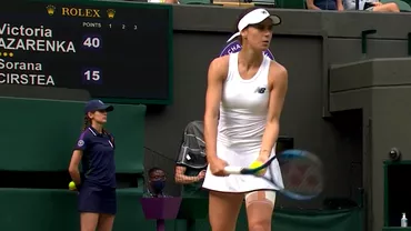 Wimbledon 2021 turul 2 Sorana Cirstea victorie spectaculoasa cu Azarenka Prima reactie a romancei O infrunta pe Emma Raducanu in turul 3