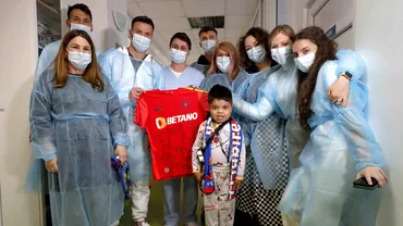 Jucatorii de la FCSB gest emotionant pentru copiii cu probleme medicale Ce spital au vizitat Video  foto