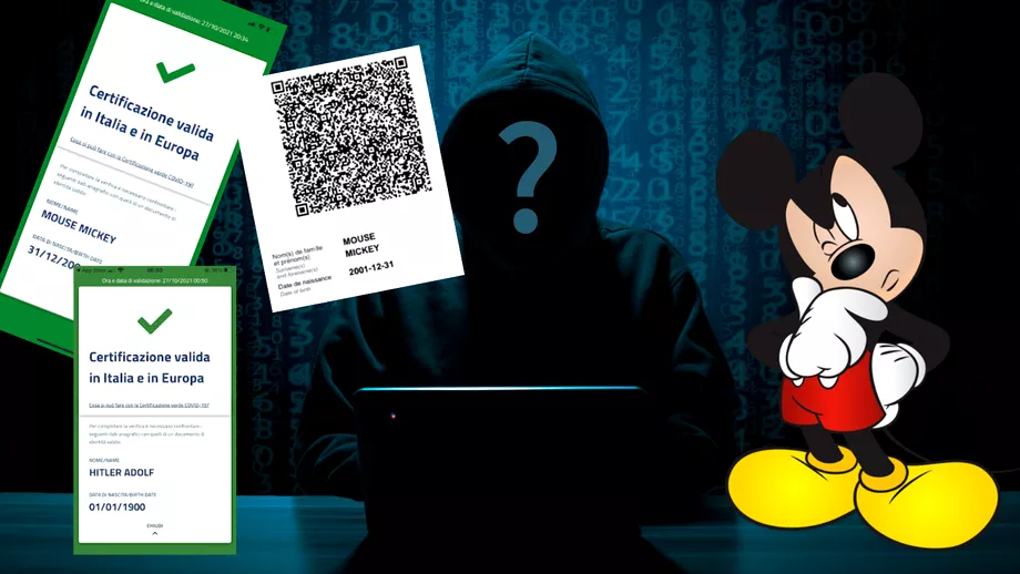 Hitler Mickey Mouse si Spongebob au certificate COVID valabile in Elvetia Cum au reusit hackerii sa patrunda in sistemul informatic