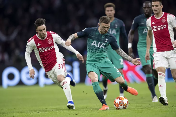 Trippier dă o pasă în Ajax - Tottenham 2-3 