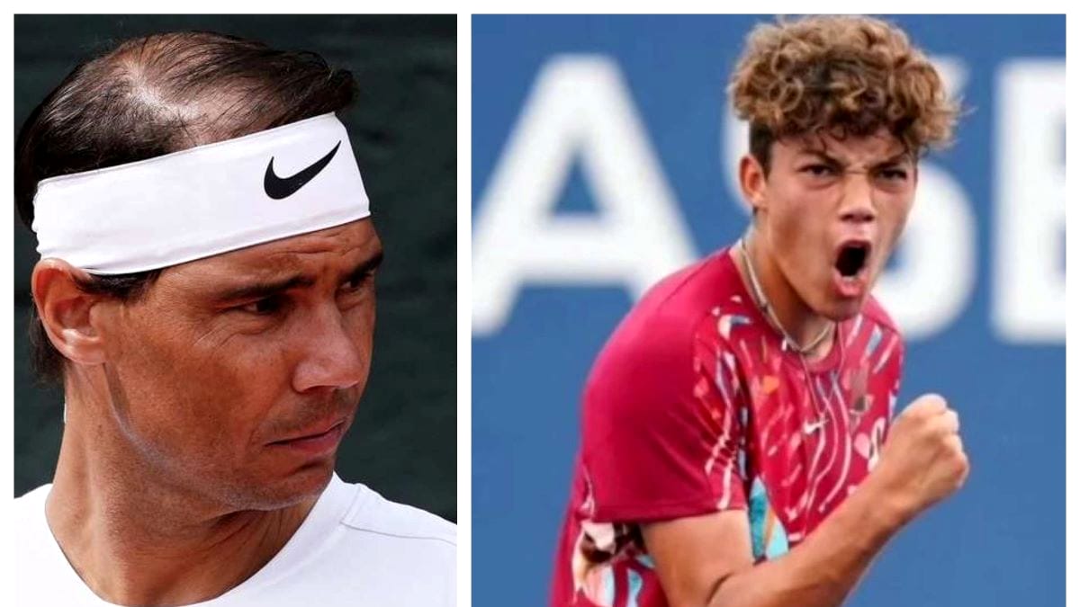 Rafa Nadal și copilul! Spaniolul întâlnește, la Madrid, un tenismen mai mic decât el cu 21 de ani
