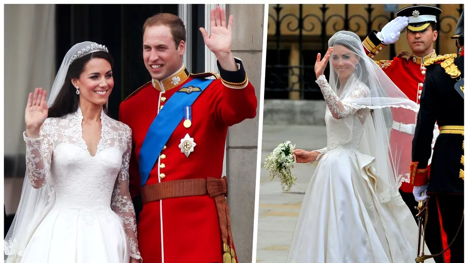 Imagine de colectie cu Printul William si Kate Middleton Cum sau afisat cei doi la 12 ani de la casatorie