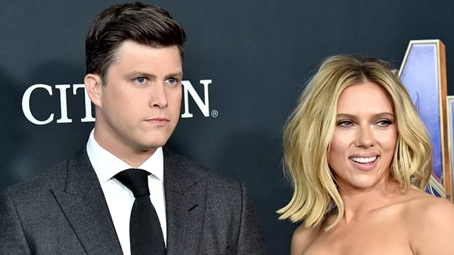 Scarlett Johansson mama pentru a doua oara Vestea a fost confirmata de sotul actritei Colin Jost