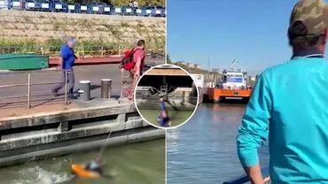 Foto Salvare dramatica a unui copil care a cazut in Dunare la Galati Gestul care era sal coste viata