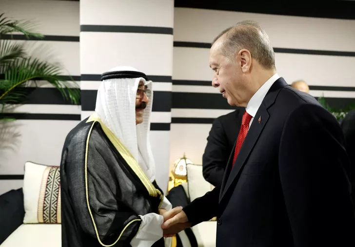 Erdogan Emirul Sheikh Tamim bin Hamad Al Thani
