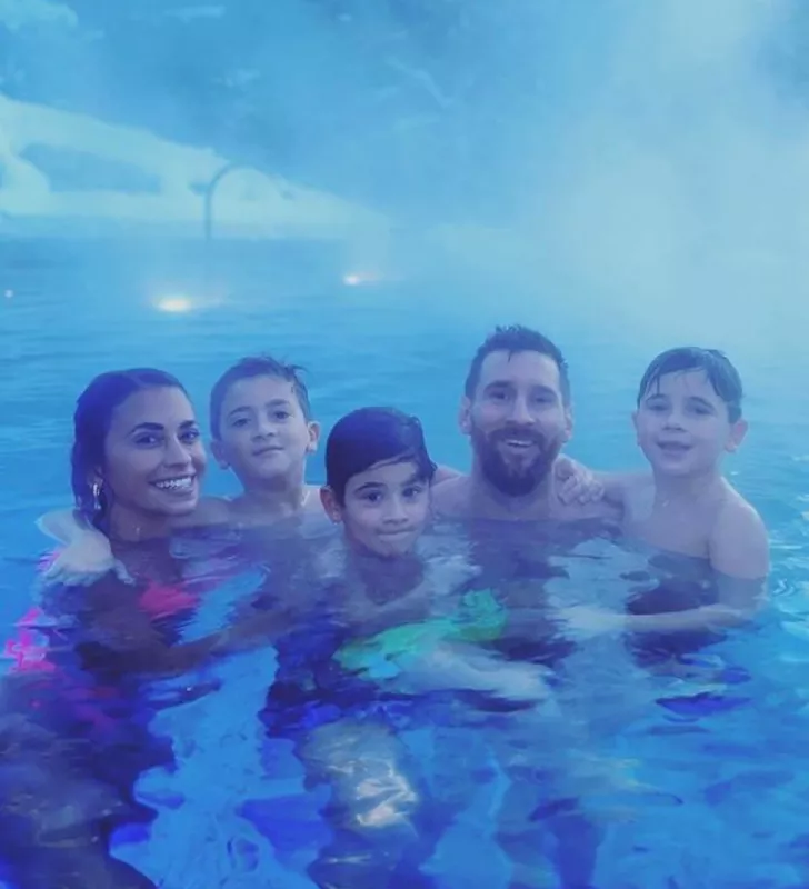Lionel Messi și familia sa și-au petrecut vacanța în Alpii Elvețieni. Sursă foto: Instagram - @leomessi.