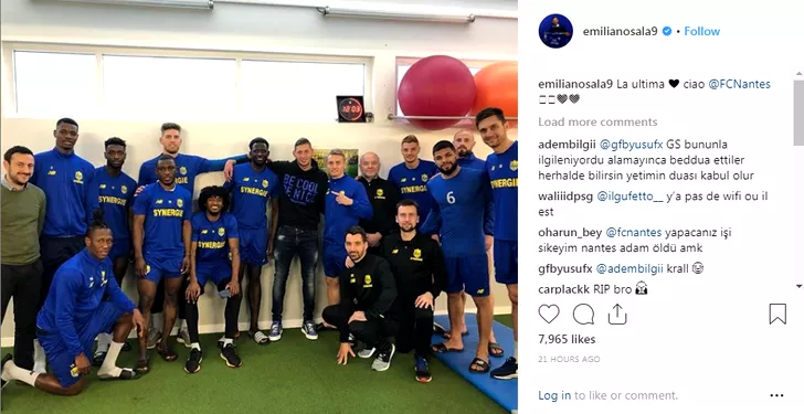 Cine este Emiliano Sala. Înainte de a pleca de la Nantes la Cardiff atacantul argentinian a postat pe Instagram mesajul "Ultimul La Revedere"