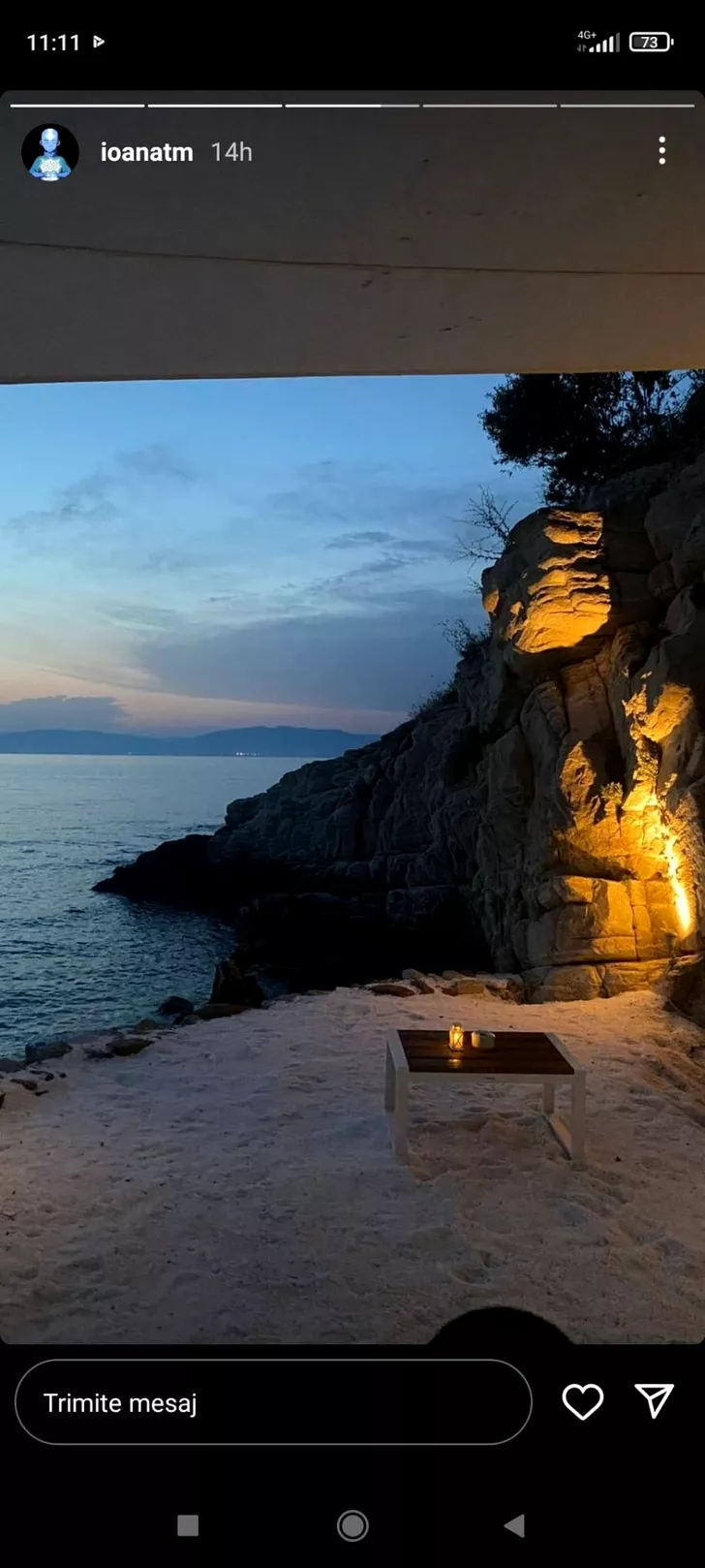 Florinel Coman, cină romantică pe plajă alături de Ioana Timofeciuc