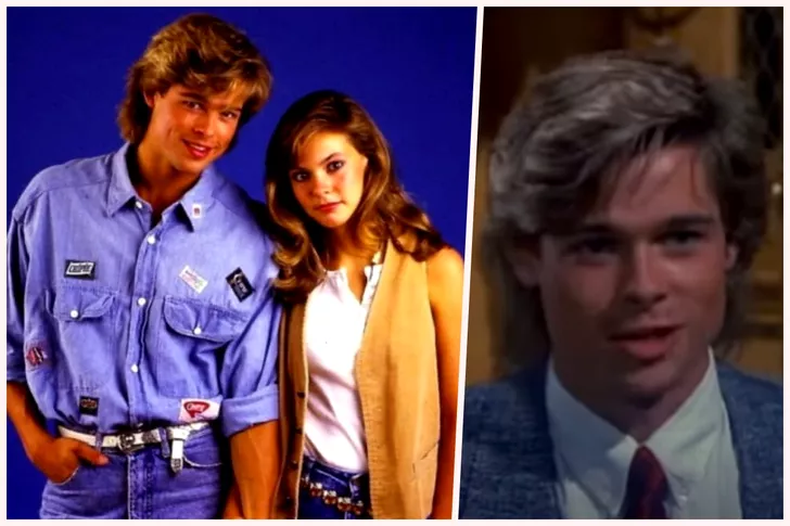 Cum arăta Brad Pitt la 24 de ani. Juca în serialul Dallas atunci. Sursă foto: captură video / colaj Fanatik