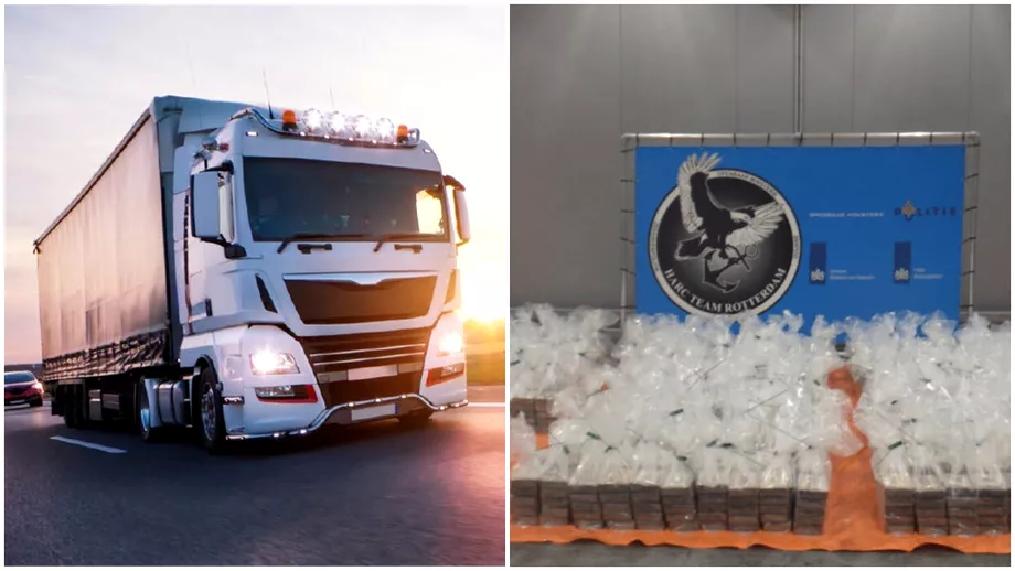 Sofer roman de TIR prins cu aproape 2 tone de cocaina Valoare colosala a transportului
