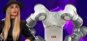 Robotul care va revolutia lumea petrecerilor Anamaria Prodan si Beppe Signori impresionati de masinarie