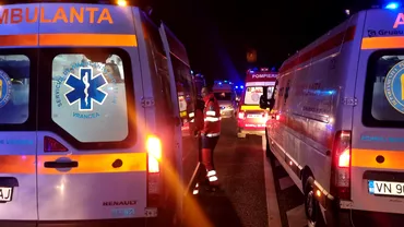 Accident teribil in Cluj vineri seara Un autoturism a luat foc cinci persoane primesc ingrijiri medicale