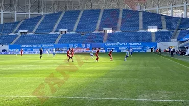 Universitatea Craiova  FC Botosani 51 in etapa 11 din SuperLiga Oltenii antrenament in fata lanternei rosii