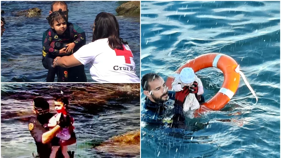 Imaginea care a facut inconjurul lumii Bebelus salvat din apele inghetate ale Mediteranei