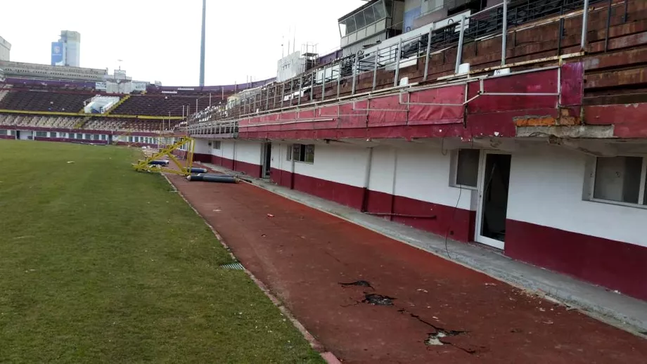 A inceput demolarea stadionului Rapid Buldozerele au intrat in Giulesti Cum va arata noua arena FOTOVIDEO