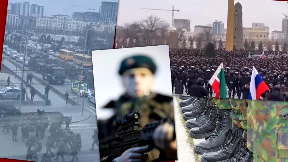 Video Macelarii lui Kadirov pregatiti de razboi Mii de soldati din Cecenia vor sa ia cu asalt Ucraina In Kiev se distribuie arme si munitie populatiei