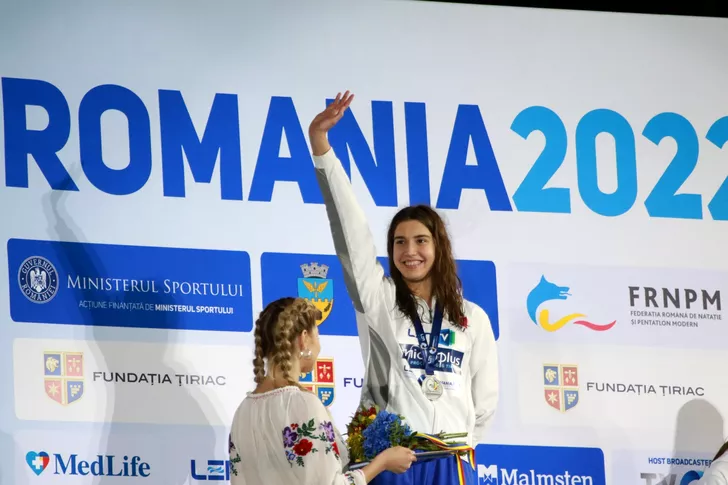 Bianca Costea, argint la 50 de metri. Sursa: sportpictures.eu