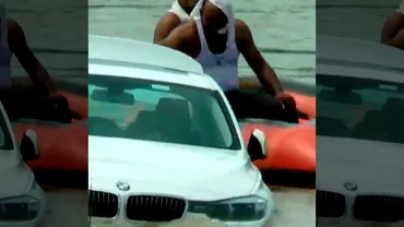 O beizadea cu pretenții și-a aruncat în lac BMW-ul primit cadou de la părinți. Își dorea, de fapt, un Jaguar