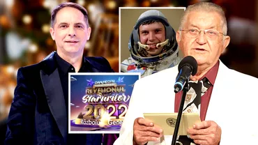 Dan Negru si megasurpriza Revelionului 2022 Dumitru Prunariu  extraterestru si Dorel Visan  terestru in jocul mastilor