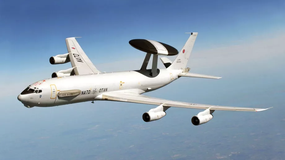 Avioanele de supraveghere NATO ajung in Romania Aeronavele vor urmari activitatile militare ale Rusiei