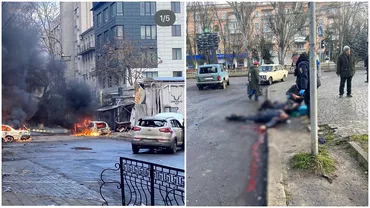 Volodimir Zelenski a publicat imagini terifiante cu atacul din Ajunul Craciunului de la Herson Acesta este terorism