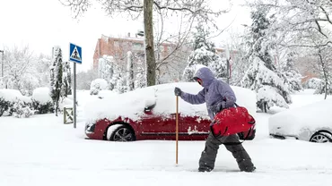 ANM primul cod galben de ninsori abundente din acest sezon Romania lovita de un ciclon polar