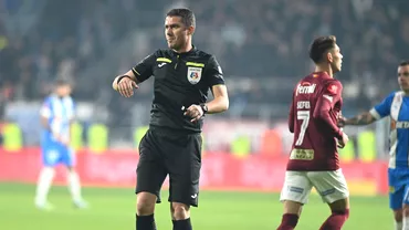 Trei faze la limita in Rapid  Universitatea Craiova Doua goluri validate cu VAR si penalty cerut de giulesteni Cum a judecat Adrian Cojocaru Video