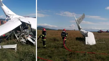 Avion de mici dimensiuni prabusit in judetul Brasov Pilotul a murit